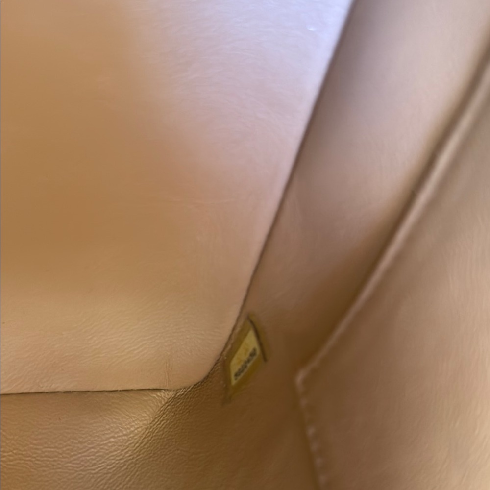 EUC! Chanel Caviar Leather Medallion Shoulder Bag also Tan Quilted Tote Bag - Picture 6 of 6